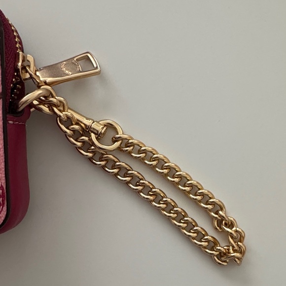 Coach Cherry Print Zip Card Case - Picture 5 of 8